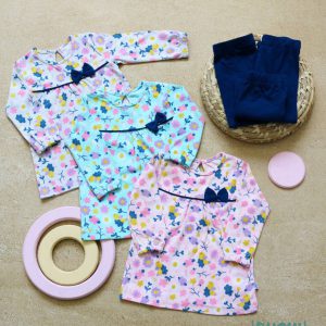 تونیک و شلوار گل و جوجه